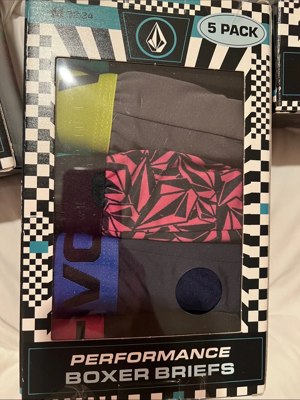Volcom Men's Performance Boxer Briefs - 5 Pack